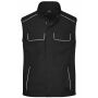 Workwear Softshell Light Vest - SOLID - - black - 6XL
