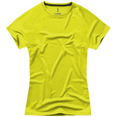 Niagara cool fit dames t-shirt met korte mouwen - Neongeel - XXL