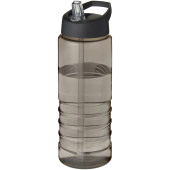 H2O Active® Treble 750 ml drikkeflaske og låg med hældetud - Koksgrå/Ensfarvet sort