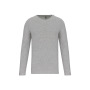 T-shirt ronde hals lange mouwen Light grey heather M