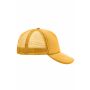 MB070 5 Panel Polyester Mesh Cap - gold-yellow - one size