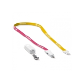 Keycord en oplaadkabel 3-in-1 custom-made Keycord en oplaadkabel 3-in-1 custom-made