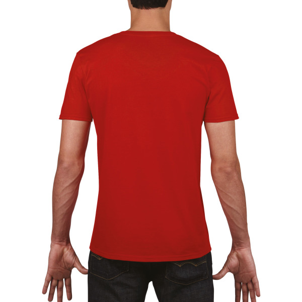 Softstyle Euro Fit Adult V-neck T-shirt Red XXL