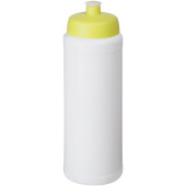 Baseline® Plus grip 750 ml sportfles met sportdeksel - Wit/Lime