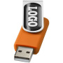 Rotate-doming USB 2GB - Oranje/Zilver