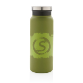 RCS gerecycled roestvrijstalen vacuümfles 600ML, groen