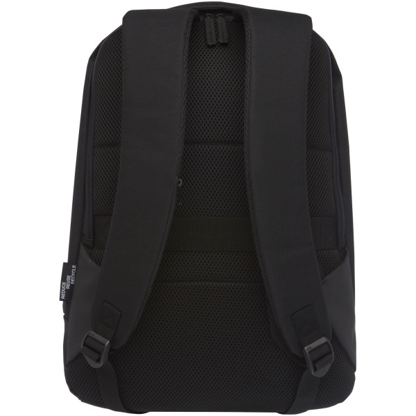 Cover GRS RPET anti-theft backpack 16L - Solid black