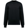 Ecologische oversized uniseks sweater met ronde hals Black S