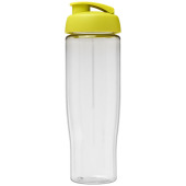 H2O Active® Tempo 700 ml sportfles met flipcapdeksel - Transparant/Lime