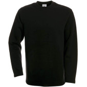Open Hem Sweatshirt Black L