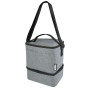 Tundra 9-can GRS RPET lunch cooler bag 7L - Heather grey