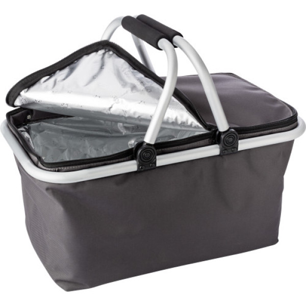 Polyester (320-330 gr/m²) shopping basket. Cassian grey