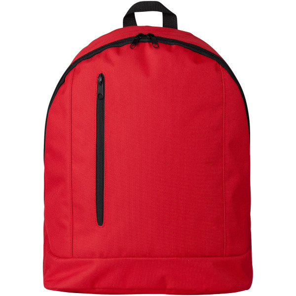 Boulder vertical zipper backpack 15L - Red