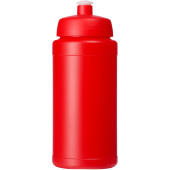 Baseline® Plus 500 ml drikkeflaske med sportslåg - Rød