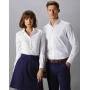 Women's Tailored Fit Stretch Oxford Shirt LS - White - 2XS