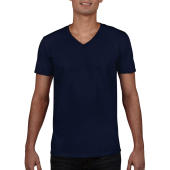 Gildan Mens Softstyle® V-Neck T-Shirt - Navy - 2XL