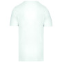Bio T-shirt kraag met onafgewerkte rand korte mouwen White S