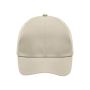 MB6135 6 Panel Polyester Peach Cap beige one size