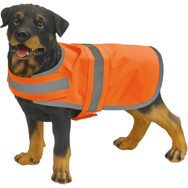 Reflective Dog Vest Hi Vis Orange S