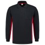 Polosweater Bicolor Borstzak 302001 Navy-Red 8XL
