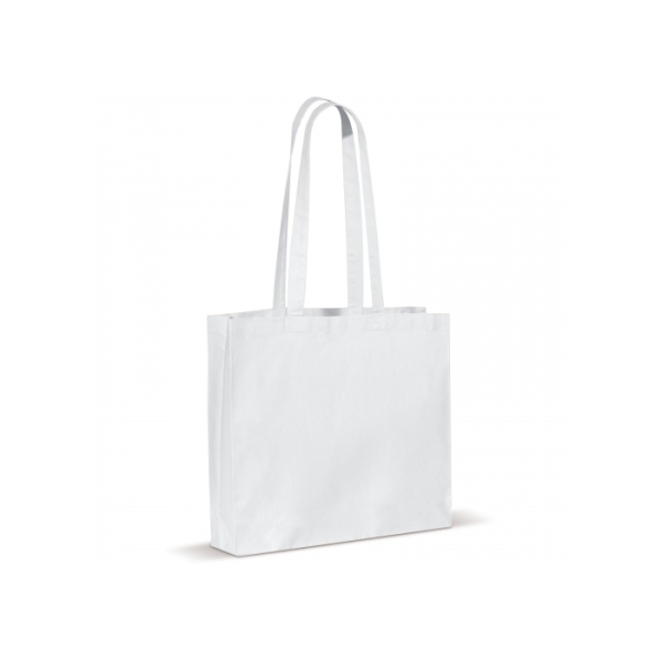 Shoulder bag cotton OEKO-TEX® 140g/m² 40x10x35cm - White