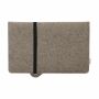Recycled Felt & Apple Leather Laptop Sleeve 13 inch