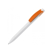 Ball pen Punto - White / Orange