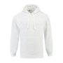 L&S Sweater Hooded White-S