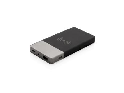 5.000 mAh Soft touch 5W draadloze powerbank 5.000 mAh Soft touch 5W draadloze powerbank