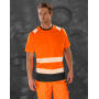 Recycled Safety T-Shirt - Fluorescent Orange - S/M