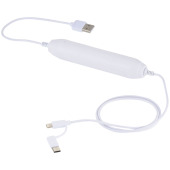 Path 2000 mAh powerbank met 3 in 1 kabel Path 2000 mAh powerbank met 3 in 1 kabel
