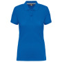 Damespolo korte mouwen Light Royal Blue XS