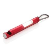 COB lamp met magneet en flesopener, zwart COB lamp met magneet en flesopener, zwart