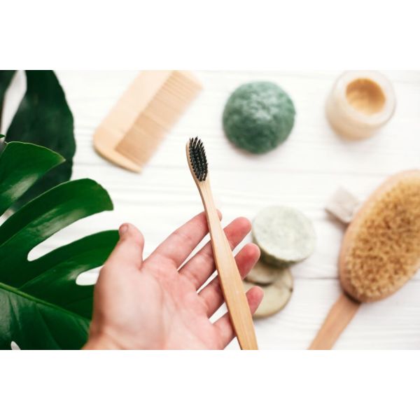 Toothbrush made from bamboo