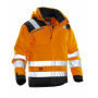 1347 Hi-vis winter jacket star oranje/zwart xs