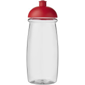 H2O Active® Pulse 600 ml bidon met koepeldeksel - Transparant/Rood