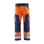 High Vis Oranje/Marineblauw