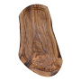 Plank met sapgeul ovaal olijfhout 35-40x17 cm