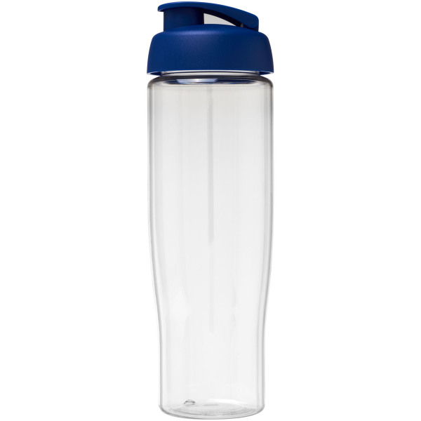 H2O Active® Tempo 700 ml sportfles met flipcapdeksel - Transparant/Blauw
