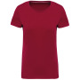 Vintage dames-t-shirt met korte mouwen Vintage Dark Red XXL