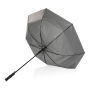 27" Impact AWARE™ RPET 190T dual colour auto open umbrella, silver