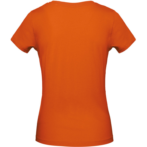 Organic Cotton Inspire Crew Neck T-shirt / Woman Orange XS