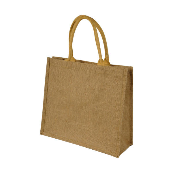 Chennai Short Handled Jute Shopper Bag - Natural - One Size