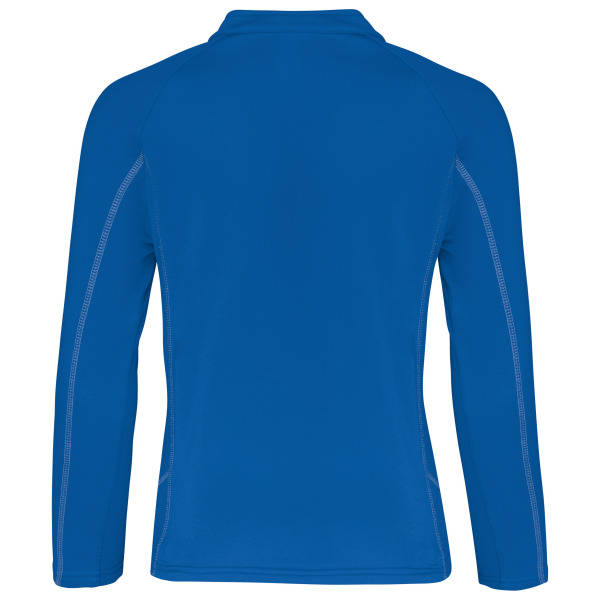 Sportshirt met lange mouwen ¼ ritssluiting voor kinderen Sporty Royal Blue 6/8 ans