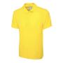 Mens Active Cotton Poloshirt - XS - Yellow