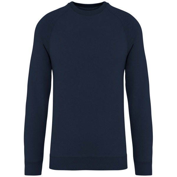 Uniseks ecologische sweater met ronde hals en raglanmouwen French Terry Navy Blue XL
