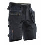 Jobman 2733 Shorts cotton hp zwart/zwart C60