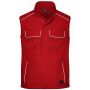 Workwear Softshell Light Vest - SOLID - - red - L