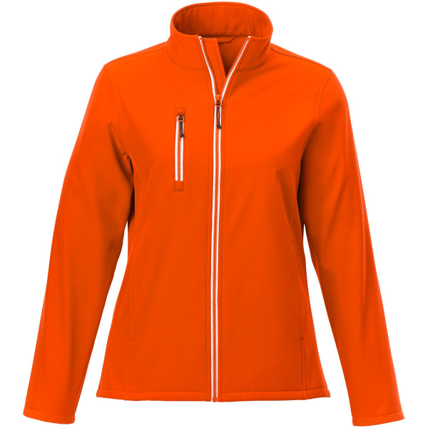 Orion women's softshell jacket - Orange - XS