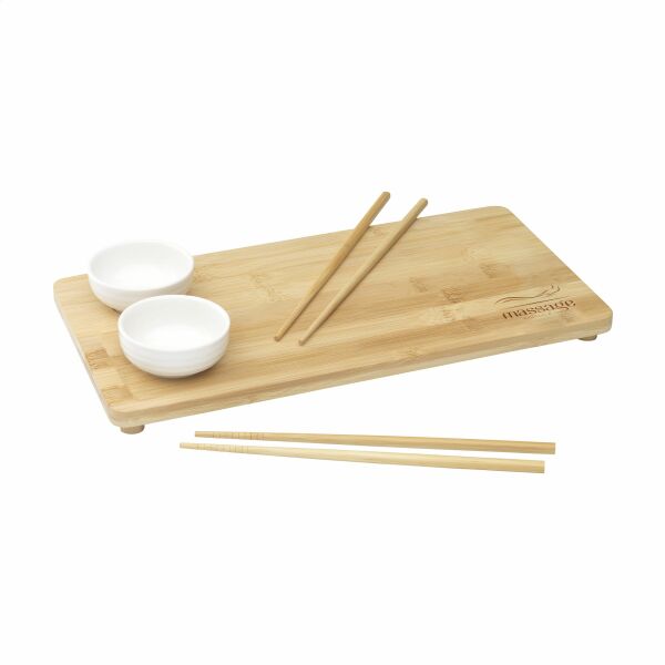 Temaki Bamboo Sushi Tray presentset
